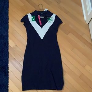 Polo sport midi polo dress